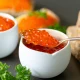Trout roe is a type of fish egg that can be used in various dishes.