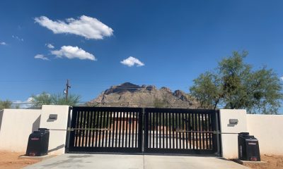 Commercial Driveway Gate Install
